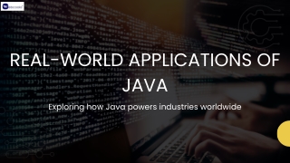 Real-World Applications of Java
