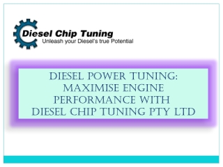 Maximise Diesel Performance with Expert Tuning from Diesel Chip Tuning Pty Ltd