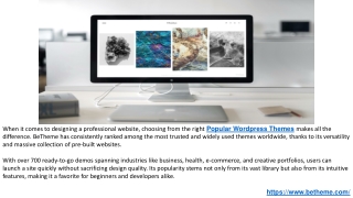 BeTheme – Power, Flexibility & Design with Woocommerce Compatible Theme.PPTX