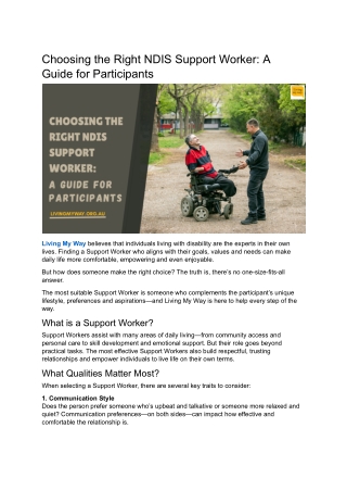 Choosing the Right NDIS Support Worker_ A Guide for Participants