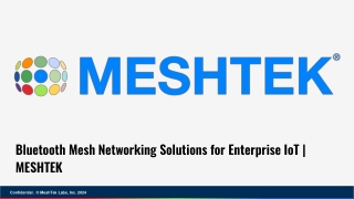 _Bluetooth Mesh Networking Solutions for Enterprise IoT _ MESHTEK