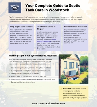 The Alarming Signs Your Septic Tank Is Failing
