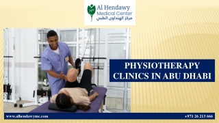 PHYSIOTHERAPY CLINICS IN ABU DHABI