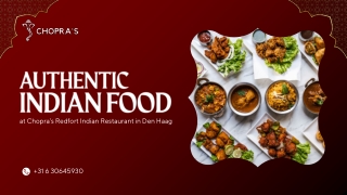 Authentic Indian Food at Chopra’s Redfort Indian Restaurant in Den Haag