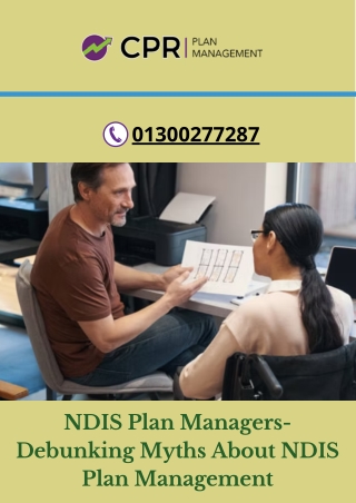 NDIS Plan Managers- Debunking Myths About NDIS Plan Management