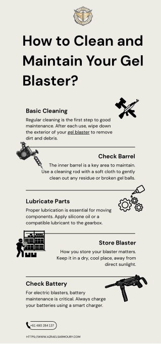 How to Clean and Maintain Your Gel Blaster?
