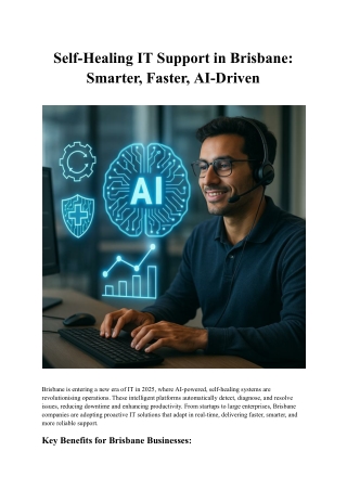 Brisbane’s Next-Gen AI IT Support Solutions | Elevate