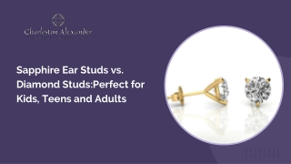 Sapphire Ear Studs vs. Diamond Studs Which Should You Choose