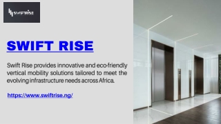 Escalator Installation in Lagos: Professional Service by Swift Rise