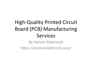 High_Quality_PCB_Manufacturing_Services