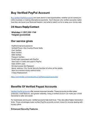 9 Best Site To Buy Verified PayPal Accounts (Aged or New)