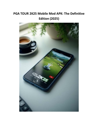 PGA TOUR 2K25 Mobile Mod APK: The Definitive Edition (2025)