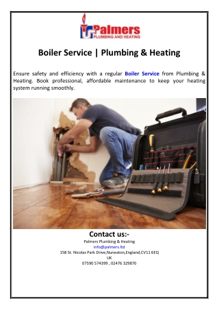 Boiler Service | Plumbing & Heating