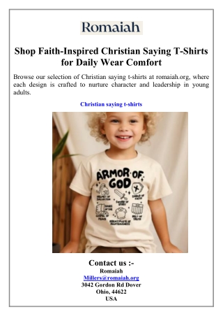 Shop Faith-Inspired Christian Saying T‑Shirts for Daily Wear Comfort