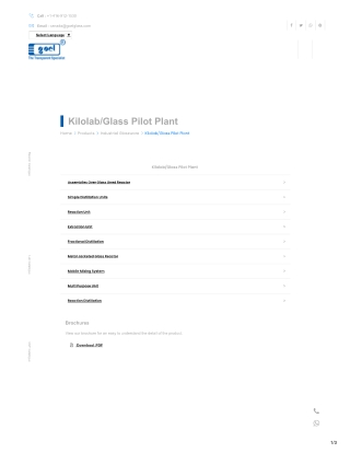 High-Quality Kilolab | Glass Pilot Plant | Goel Scientific Canada