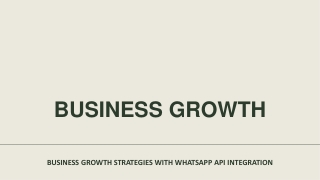 Business Growth Strategies with WhatsApp API Integration