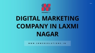 Best Digital Marketing Company in Laxmi Nagar
