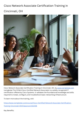 Cisco Network Associate Certification Training in Cincinnati, OH