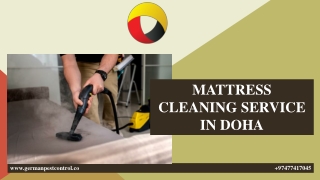 MATTRESS CLEANING SERVICE IN DOHA