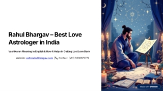 Vashikaran Explained in English & Astrology Solutions to Get Lost Love Back