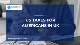 US taxes for Americans in UK