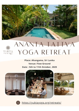 ANANTA TATTVA YOGA RETREAT