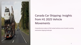 Canada car shipping