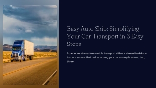 Auto Moving Companies