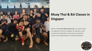 Muay Thai & BJJ Classes in Singapore – Train with Experts at Lion Heart MMA