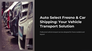Auto Select Fresno