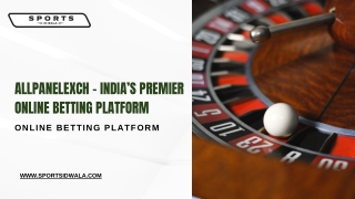 AllPanelexch – India’s Premier Online Betting Platform