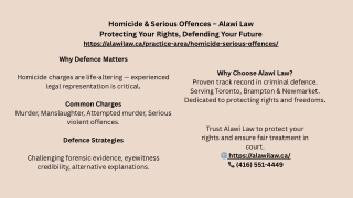 Brampton & Newmarket Homicide Lawyers – Alawi Law