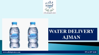 WATER DELIVERY AJMAN