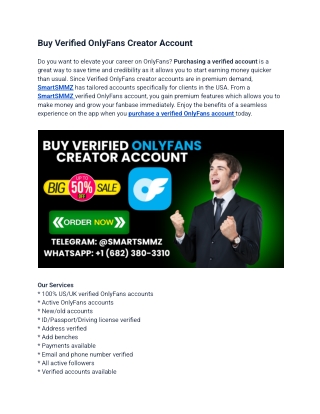 Buy Verified OnlyFans Creator Account (1)