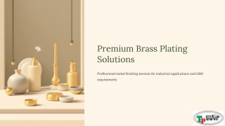 Premium-Brass-Plating-Solutions