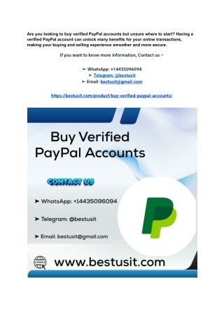 Top 12 Places To Get Verified PayPal Accounts Now