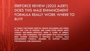 Ereforce Review (2025 ALERT)