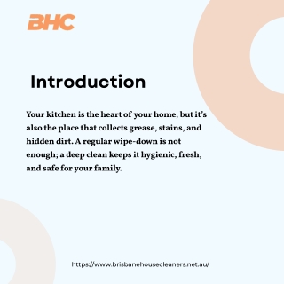 Deep Kitchen Cleaning Guide  House Clean Brisbane Tips