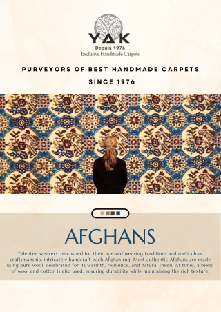Afghans Rugs by Yak Carpet