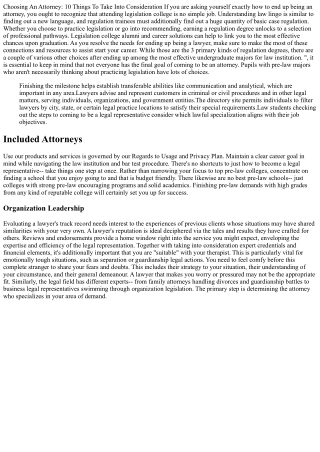 Just How Do You Pick The Ideal Attorney?