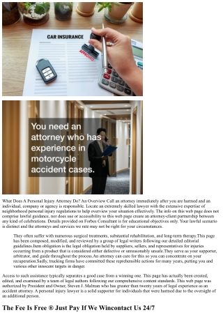 What Does An Accident Legal Representative Do? An Overview