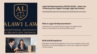 Toronto Legal Aid Criminal Defence Lawyers – Alawi Law