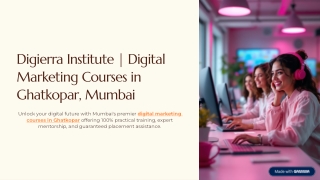 Digital Marketing Course in Ghatkopar – Digierra’s Complete Training