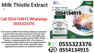 21st Century Vitamins Milk Thistle Extract Veg Capsules, 60 Count