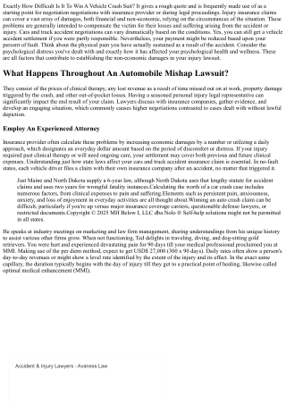 Crash Negotiation Calculator