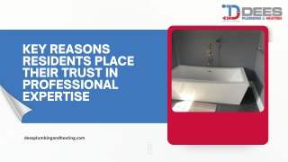 Key Reasons Residents Place Their Trust in Professional Expertise