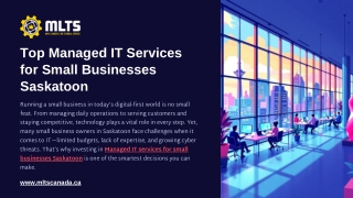 Top Managed IT Services for Small Businesses Saskatoon