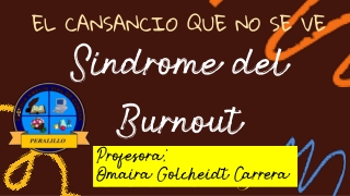 PROPUESTA SINDROME BURNOUT