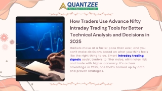 How Traders Use Advance Nifty Intraday Trading Tools for Better Technical Analysis and Decisions in 2025