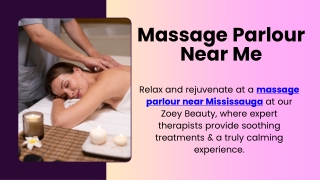 Massage Parlour Near Me
